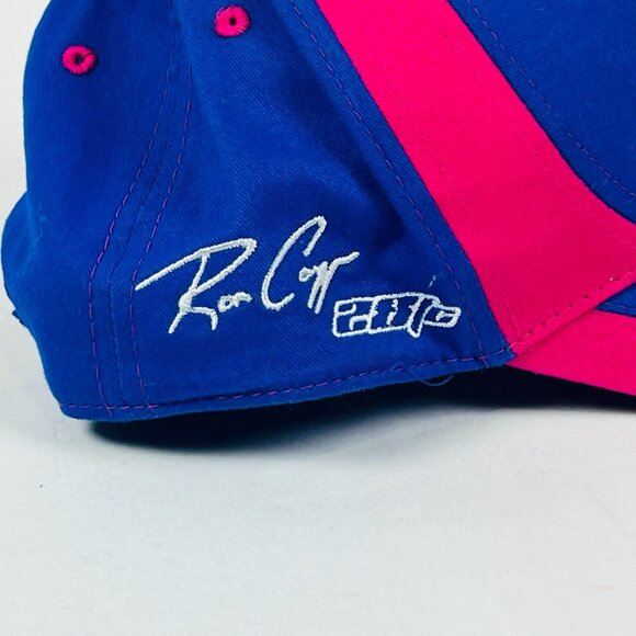 NAPA Racing Martin Truex Jr. Blue Pink Breast Cancer Awareness Racing Ball Cap - Picture 4 of 6